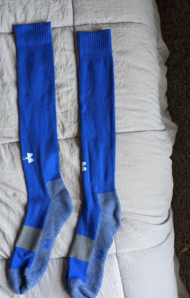 Blue Under Armour baseball/Football/Soccer socks
